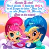 Invitación cumpleaños Shimmer & Shine #04 | Digital Imprimible
