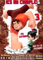 Invitación cumpleaños Rompe Ralph #03 | Digital Imprimible