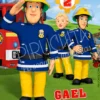 Invitación cumpleaños Sam el Bombero #03 | Digital Imprimible