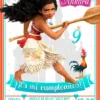 Invitación cumpleaños Vaiana (Moana) #09 | Digital Imprimible