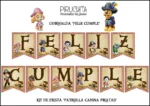 Decoración fiesta de cumpleaños La Patrulla Canina Piratas para imprimir