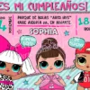 Invitación cumpleaños LOL Surprise Muñecas #05 | Digital Imprimible