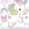 Invitación cumpleaños Unicornios #01 | Digital Imprimible