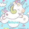 Invitación cumpleaños Unicornios #03 | Digital Imprimible