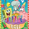 Invitación cumpleaños Bob Esponja #04 | Digital Imprimible
