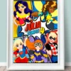 Lámina de Cumpleaños SuperHero Girls #01