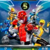 Invitación de cumpleaños de Power Rangers Beast Morphers