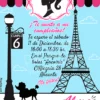 Invitación de cumpleaños Barbie Paris