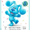 Invitación cumpleaños de las Pistas de Blue - globo (Blue´s Clues)