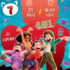 Invitación de cumpleaños de Red (Turning Red)