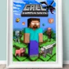 Lámina de Cumpleaños Minecraft