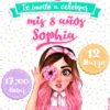 Invitación cumpleaños Mis Pastelitos