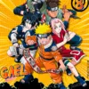 Invitación de cumpleaños de Naruto