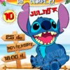 Invitación cumpleaños de Stitch